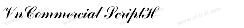 VnCommercial ScriptH字体转换
